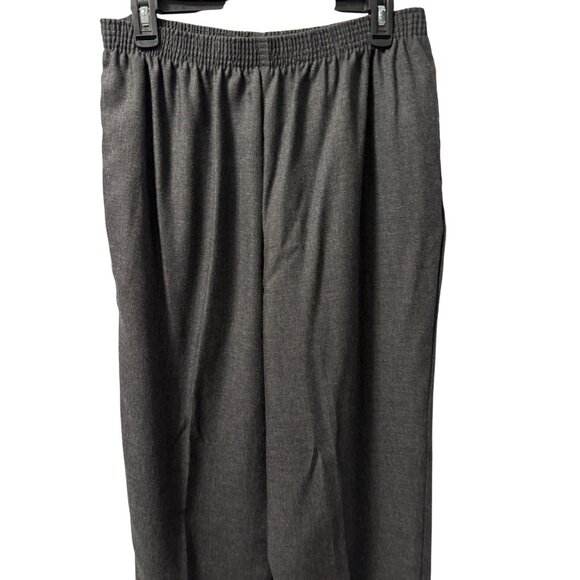 BonWorth Womens Dark Gray Elastic Waist Pull-On Pants Sz PL pants. NWT - Picture 7 of 12